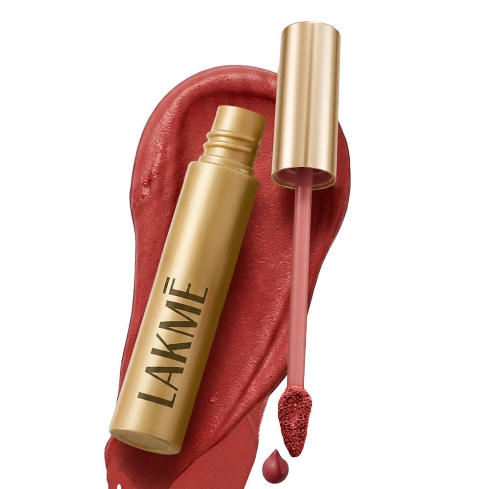 LAKMÉ 9 To 5 Weightless Matte Mousse Lip & Cheek Color, Coca Soft, 9 G-picture-36