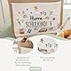 Papierdrachen Jutetasche “Hurra, Schulkind!” - Schulanfang Geschenk - 25x15cm + 13cm Henkel - Bestickt mit Seitentasche - Set 1