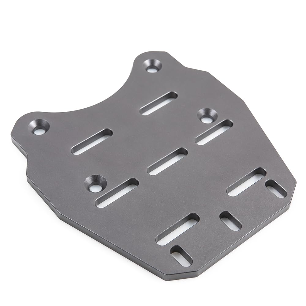 Portapacchi posteriore per moto Portapacchi per moto in lega di alluminio CNC Supporto portapacchi PCX 125 150 2014 2019 (Grigio)