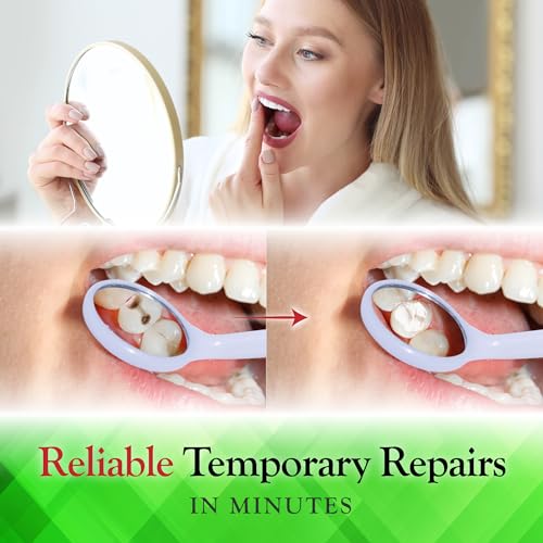 SmileFix Filling, Cap, Crown & Bridge Dental Repair Kit - Sturdy Zinc Oxide & Eugenol Oil Cement - Temporary Teeth Fix - Glue for Crowns & Bridges - Tooth Repairs - Smile Confidently