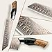 SHAN ZU Cuchillo Santoku Damasco de Cobre y Acero 33 capas Imagen de SHAN ZU Cuchillo Santoku Damasco de Cobre y Acero 33 capas