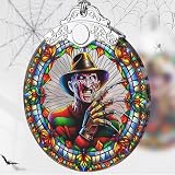 Scary Nightmare Stained Glass Orament - Christmas Ornament - Christmas Decorations for Tree - Holiday Present ldeas - Gift Exchange