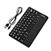 Soapow Clavier Bluetooth sans fil ultra fin rechargeable avec pavé tactile pour Windows PC Android Tablette