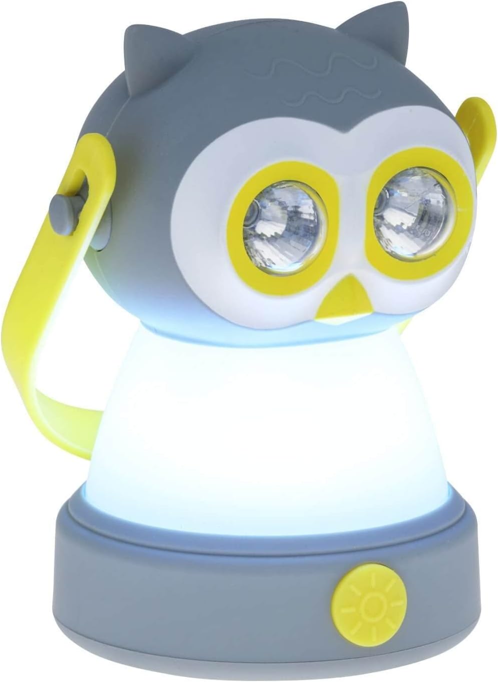 LitezAll Owl-Themed Headlamp and Lantern Combo for Kids – Fun Animal Light Set with Adjustable Strap, 360° Lantern Glow, Pushbutton Operation, Great for Camping or Bedtime