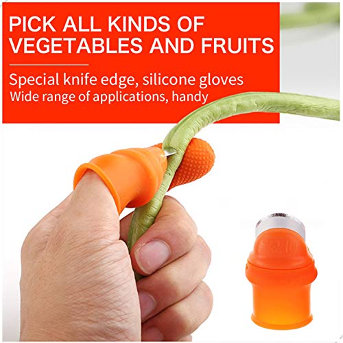 ARURA (LABEL) Thumb Cutter Separator Finger Tools Picking Device Cutting Tool For Garden Harvesting Plant Gardening