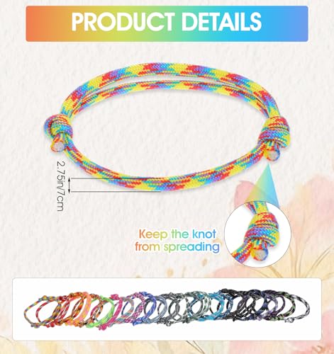 24 Pulseras de Cuerda Náuticas para Hombre miniatura 2