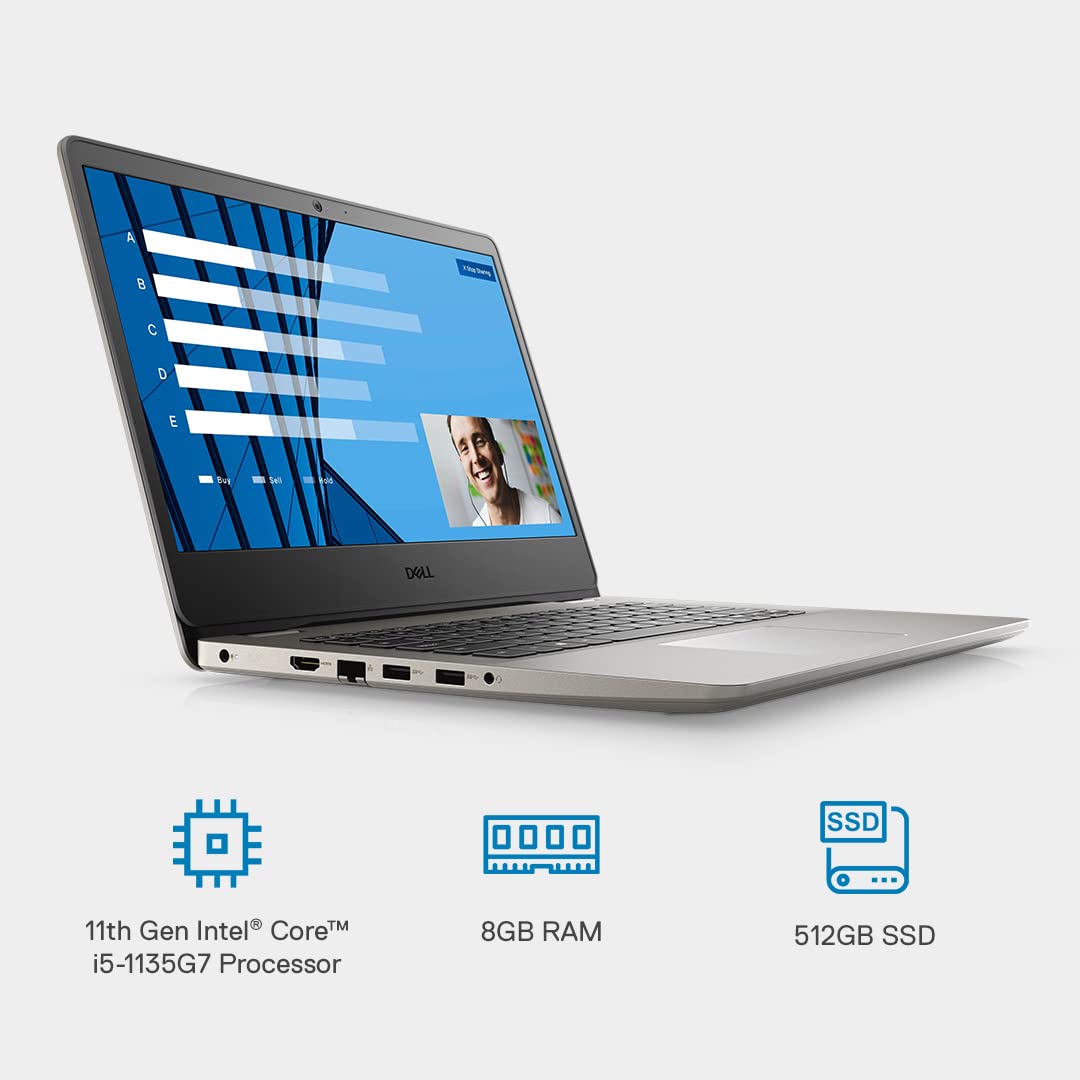 Dell New Vostro 3400 Laptop, Intel I5-1135G7, Windows 11 +