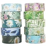 Diseño de fantasía: nuevo diseño con patrones de flores/plantas y colores cálidos y fríos que aportan ideas creativas para álbumes de recortes, planificadores de decoración, diarios de viñetas, paredes, colgar fotos y envolver regalos