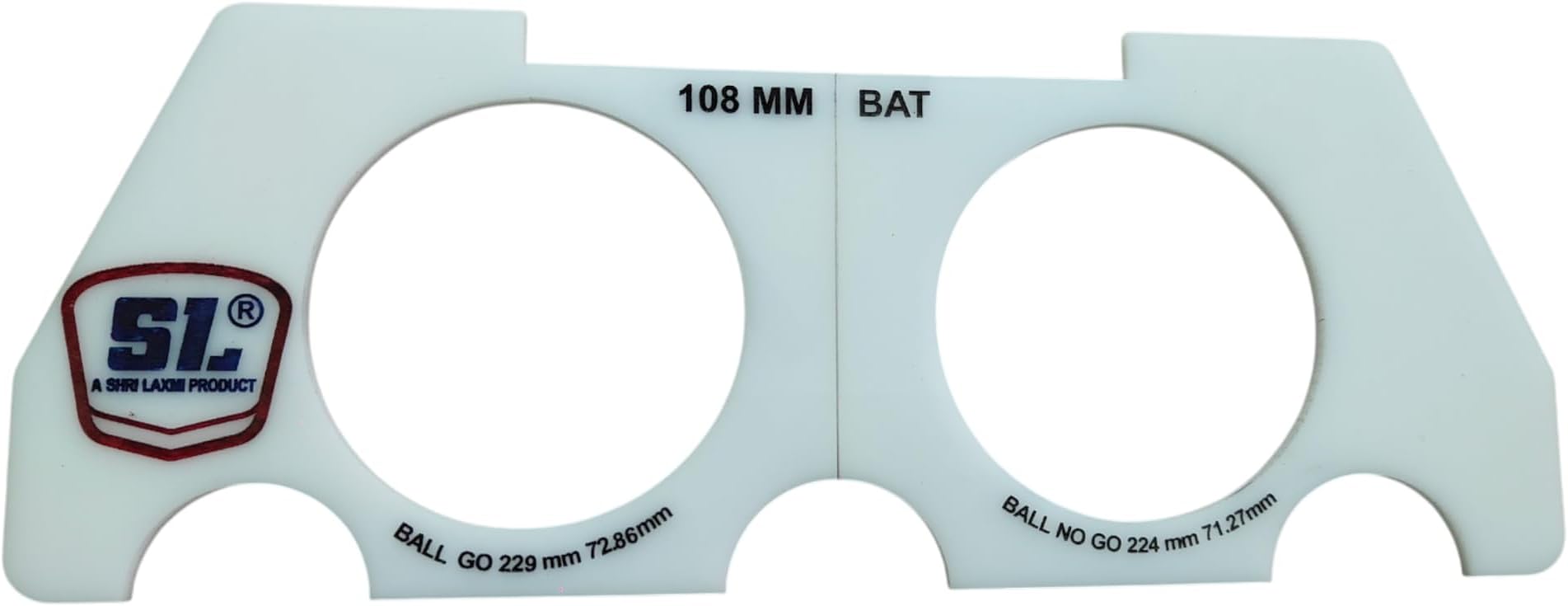 SL Umpire Gauge 3-in-1 Cricket Umpire Tool – GO/NO GO Cricket Ball Gauge, Bat Thickness Checker & Stump Setter