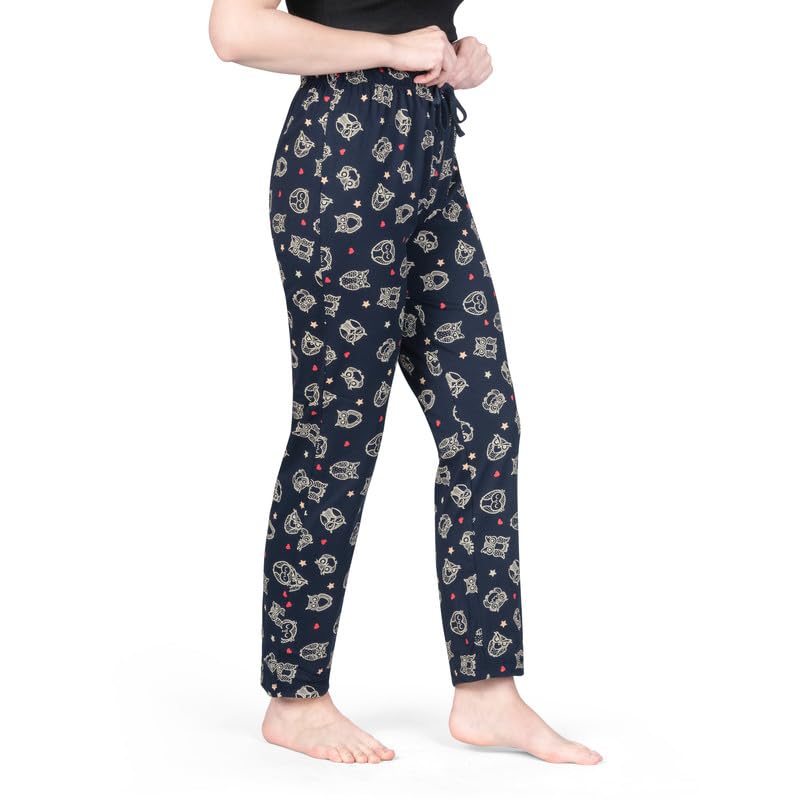 Image of Real Basics Women's Cotton Printed Pajamas Pack of 1