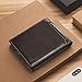 Swallowmall Mens Wallet RFID Genuine Leather Slim Bifold Wallets For Men Removable ID Windows 11 Cards Holders Gift Box