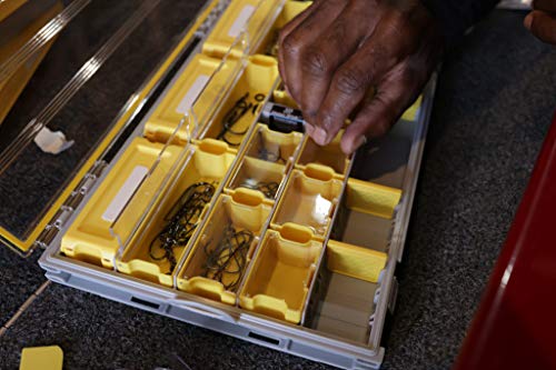 Image of Plano Edge Terminal Medium Weight Retainer | Designed to complement Edge 3600 & 3700 Tackle Boxes for Customized Storage, Yellow