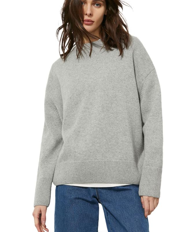 Jackielovewomens Lightweight Soft Petite Crewneck Lightweight
