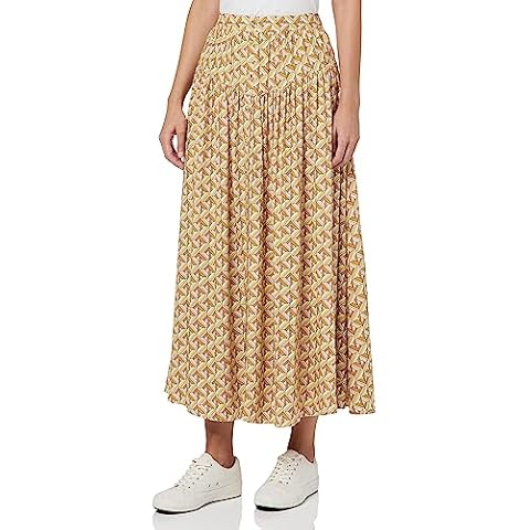 Hurley City Block Button Up Maxi Skirt Cover
