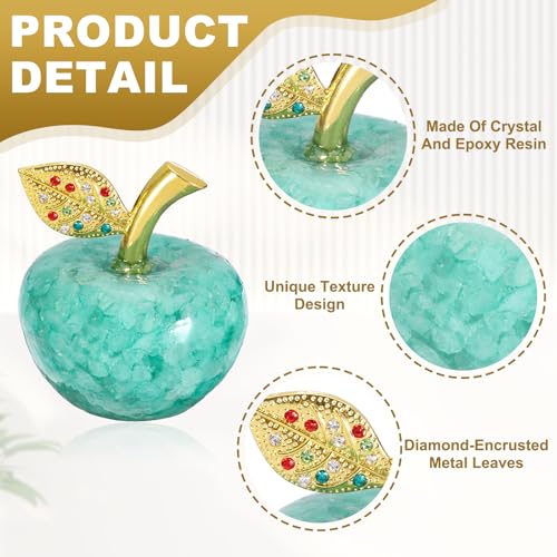 Statue de fruit artificiel vert sarcelle pour centre de table - 4