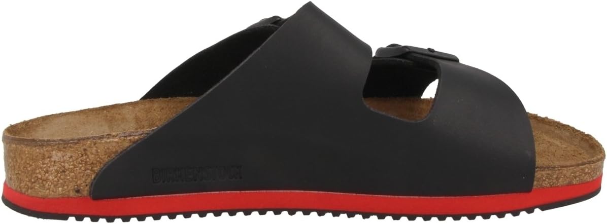  | Birkenstock Classic Mule Shoes, Black Black Ls Black Red, 4.5 US Unisex Big Kid | Shoes