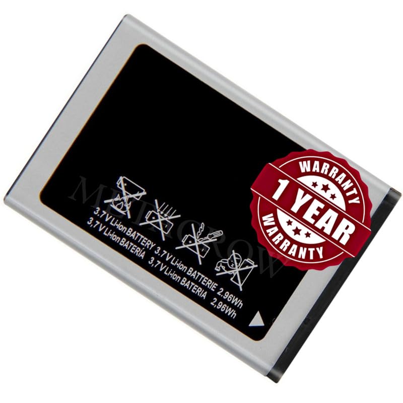 Image of Original AB463446BN Battery Compatible with Samsung Guru X200 GT-E1200Y C512 X208 1258 1250 S3030 E3100 S5150 X210 X160 S208 F519 - (800mAh) - 1 Year Warranty BC45