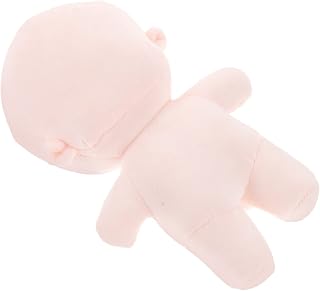 KOMBIUDA Boneca Corporal De Pelúcia Brinquedo De Pelúcia Humanóide Em Branco Boneca De Pelúcia Faça Você Boneca Artesanal Modelo De Boneca Portátil Brilhante De Pelúcia Algodão Pp