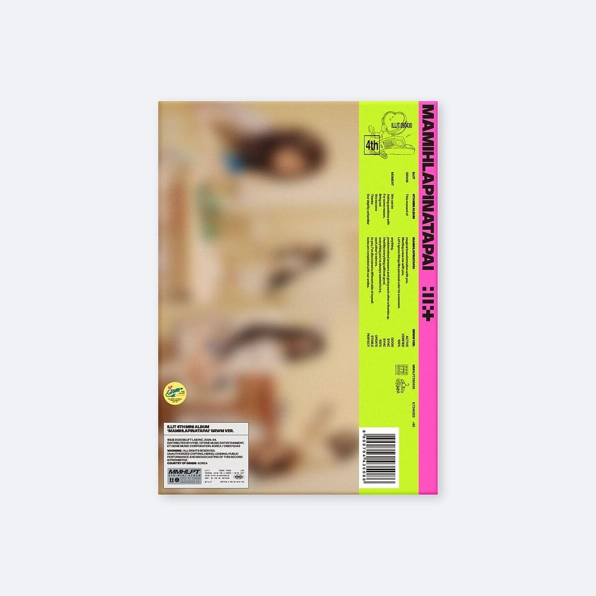 ILLIT - Mamihlapinatapai (GRWM Version) - CD + poster + photobook + stickers