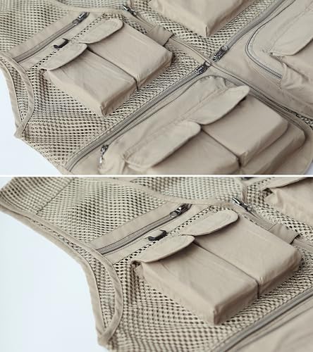 Chaleco de verano para hombre ligero para evitar cargar mochilas 7