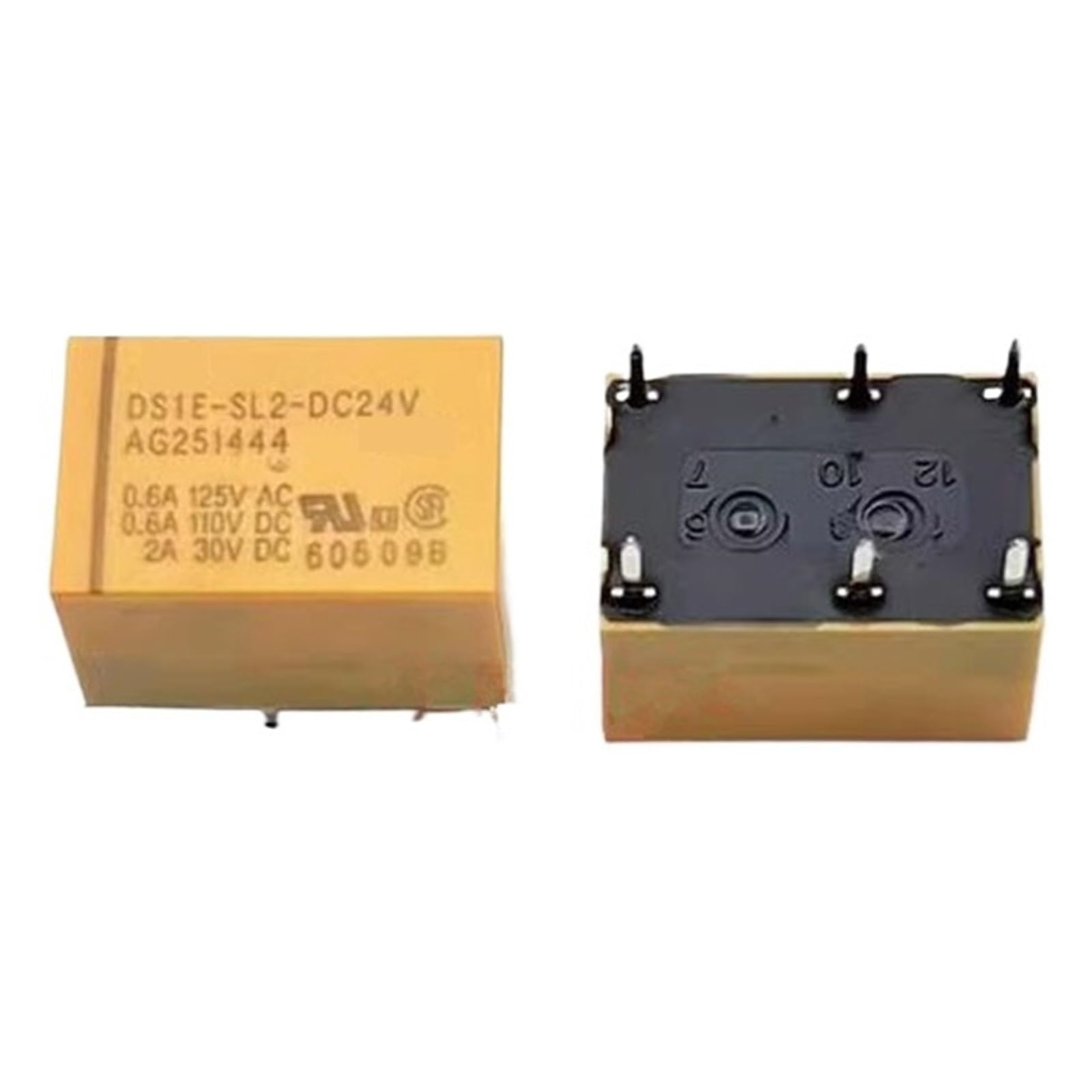 Relais 24V DS1E-SL2-DC24V pour réparer une carte électronique 6PIN