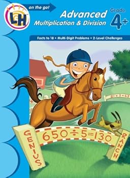 Paperback Learn On The Go Workbooks: Advanced Multiplication & Division Book