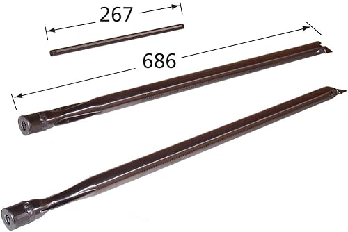 Miniatura 4 de Music City Metals Reemplazo de quemador de acero inoxidable 127A3 para modelos seleccionados de parrilla de gas Weber