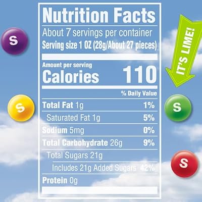 SKITTLES Original Chewy Candy, 7.2 oz Bag