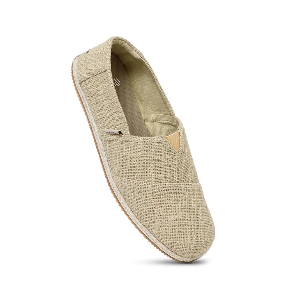 nostrain Cotton slub Slip-on Shoes | for Women | Espadrilles | Cushioned Ortholite Insole | Stylish & Comfortable | Breathable Cotton Slub Upper | Lightweight Footwear-picture-11