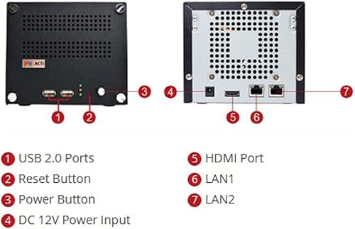 Miniatura 4 de Acti, ENR-1000, grabadora de vídeo en red, 4 CH, 12VDC