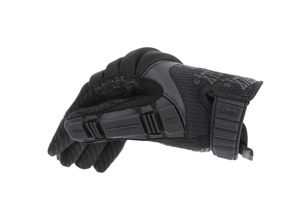 Mechanix Wear M-Pact 2 Covert Herren-Einsatzhandschuhe, Schwarz - M | Akkordeon-Knöchelschutz mit 6 mm EVA-Schaumstoff, TPR-Aufprallschutz; vibrationsabsorbierende 3 mm D3O-Handinnenfläche