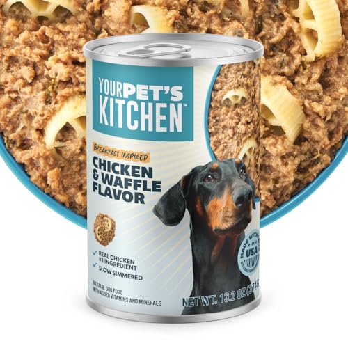 Your Pet's Kitchen Wet Dog Food, Chicken & Waffle Recipe