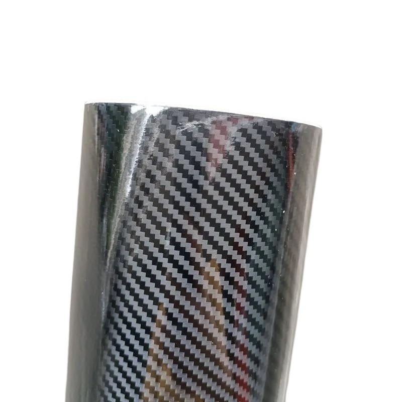 Folia winylowa imitująca włókno węglowe, Folia winylowa samochodowa PVC 2D 3D 4D 5D 6D Czarna folia z włókna węglowego 10 cm x 152(Glossy 6d Carbon)