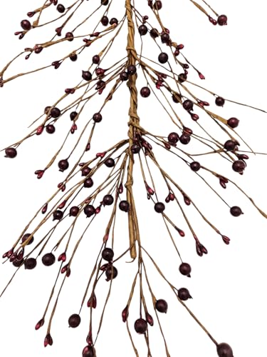 AR45-Big-Primitive-Pip-and-Holly-Berry-Garland-in-Burgundy-Color AR45 Big Primitive Pip and Holly Berry Garland in Burgundy Color