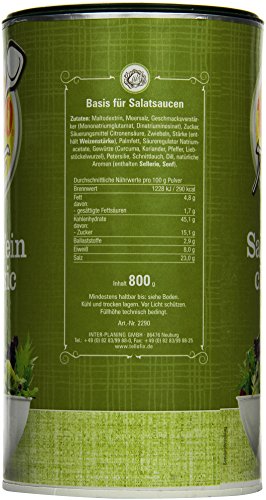 tellofix Salatfein classic, 800 g, Packung