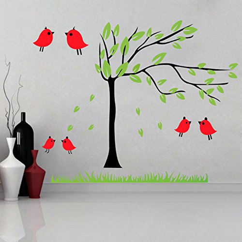 Buy Wall Sticker 'Home Decor' Swirls With Branch Wall Sticker Size 24