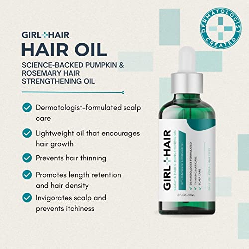 G+H Scalp & Hair Strengthening Oil | Encourages Thicker, Stronger Hair + Healthy Scalp | With Pumpkin & Rosemary Oil For Hair Growth | For All Hair Types (2 Fl Oz) #TOP1