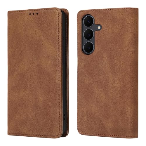 Étui portefeuille Samsung S25 FE avec fermeture aimantée et 3 emplacements cartes