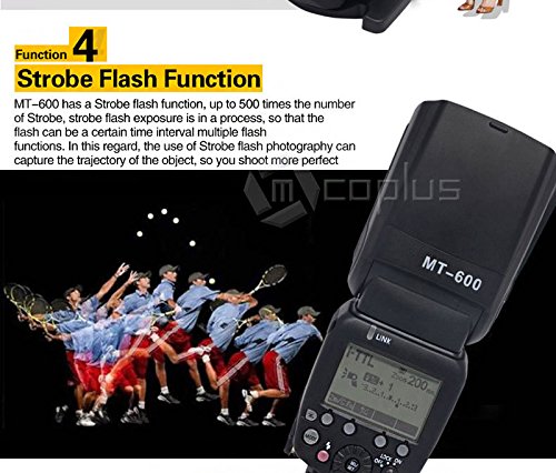 Mcoplus Mt600N Gn60 High Speed Sync 1/8000S I-Ttl Master Slave On-Camera Flash Speedlite #TOP5