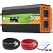 2000W Pure Sine Wave Inverter 12v To 240v Car Inverter 4000W Peak With 2 Uk Sockets, 30W USB-C, 5V 3.1A USB, LCD Display And Remote Controller For Motorhomes,Camping, Household Use And Vans