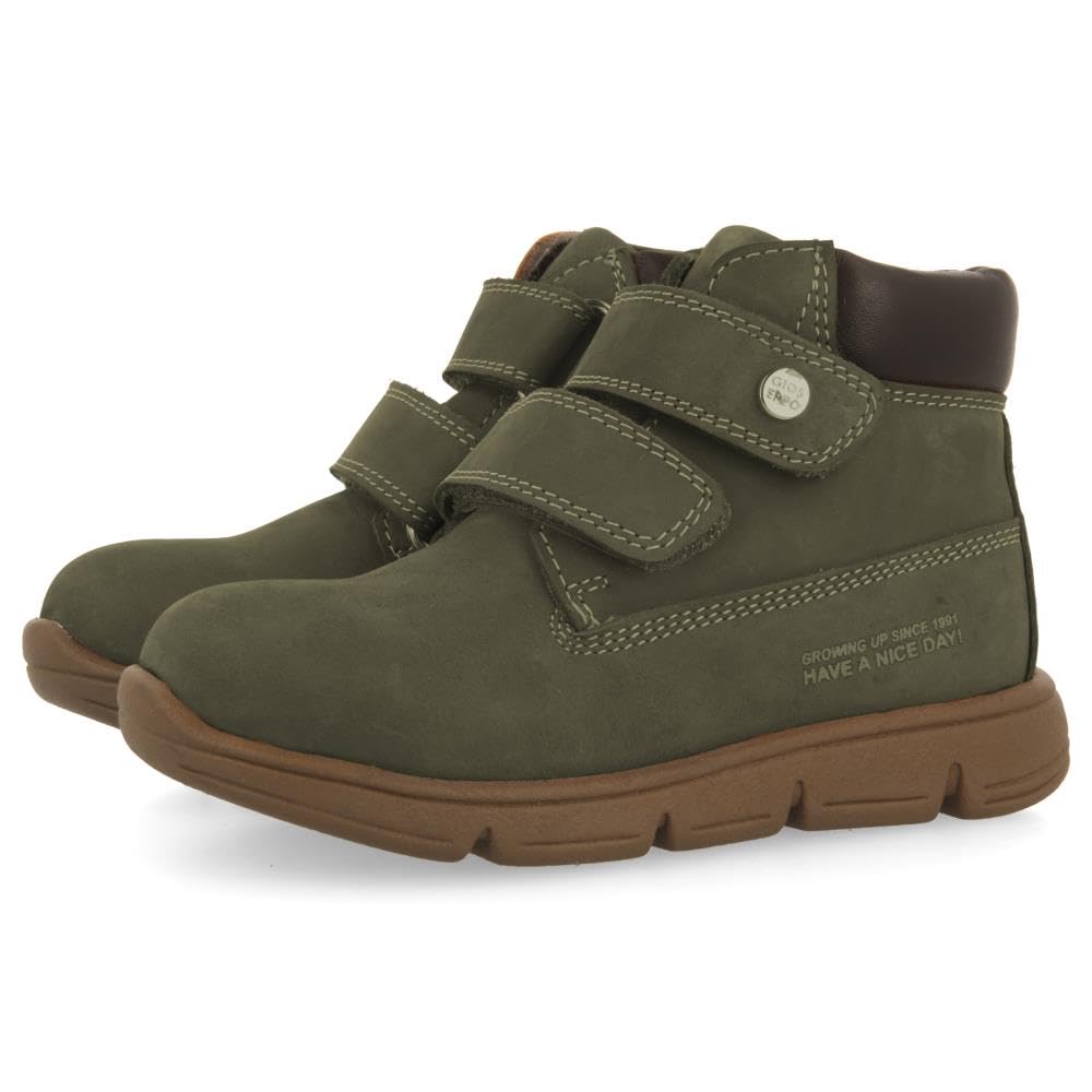 GIOSEPPO Girl's Conklin Oxford Boot, Khaki, 10 UK Child