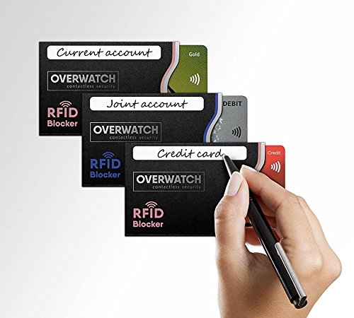 Overwatch Rfid Contactless Security Sleeves Protects Against Cyber Theft Card | Desertcart Barbados Overwatch Rfid Contactless Security Sleeves Protects Against Cyber Theft Card | Desertcart Barbados