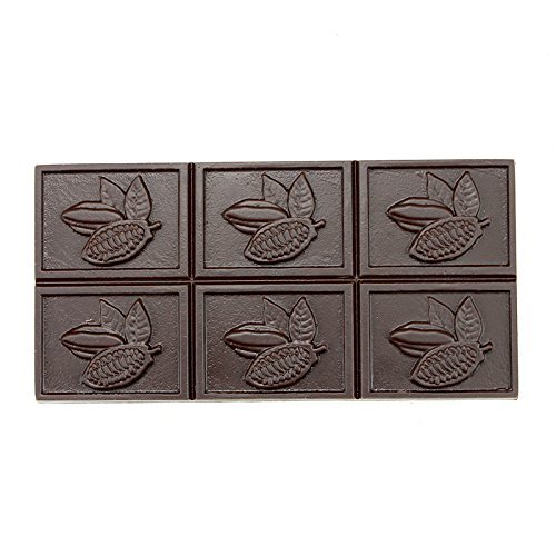 Polycarbonate Bar Mold for Chocolate (Cacao Pod Design)