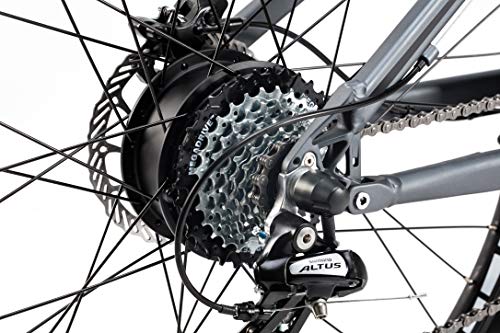 Moma Bikes, EMTB 27.5, Aluminum, Full SHIMANO 24 Speeds, Full Suspension & Hydraulic Disc Brakes & Integrated Bat. Ion Lithium 48V 13Ah Moma Bikes, EMTB 27.5, Aluminum, Full SHIMANO 24 Speeds, Full Suspension & Hydraulic Disc Brakes & Integrated Bat. Ion Lithium 48V 13Ah