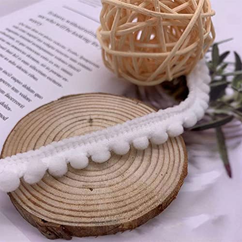 Dgbrsm PTBFRCCL-W10Y-1 10 Yards Mini Pom Pom Trim Ball Fringe Ribbon Tassel Curtain Carpet Lace Clothes Pillow Decoration Craft Ribbon Sewing Tassel Decoration thumb #2