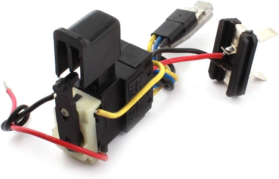 IIVVERR DC 7.2-24V SPST Electric Drill Tool Trigger Switch for DS7DF (Interruptor de gatillo eléctrico SPST DC 7.2-24V para DS7DF