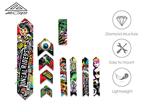 Puños de bicicleta MTB DH Mountainbike BMX AZONIC Logo Grip color azul 3