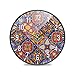 Blueangle Mexican Ceramic Tile Pattern Wall Clock for Living Room Bedroom Office Home Decorations (12 Inch)