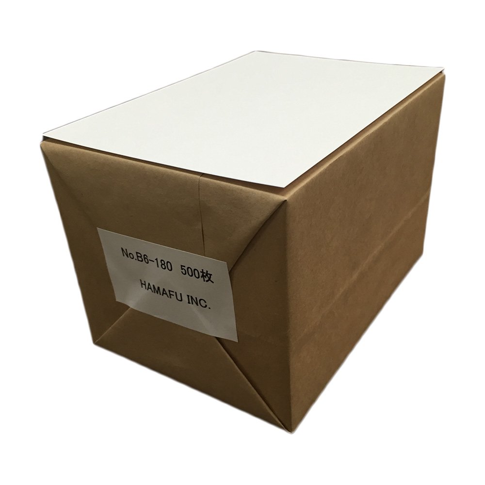 Amazon | HAMAFU No.B6180 B6サイズ無地用紙 フラッシュカード