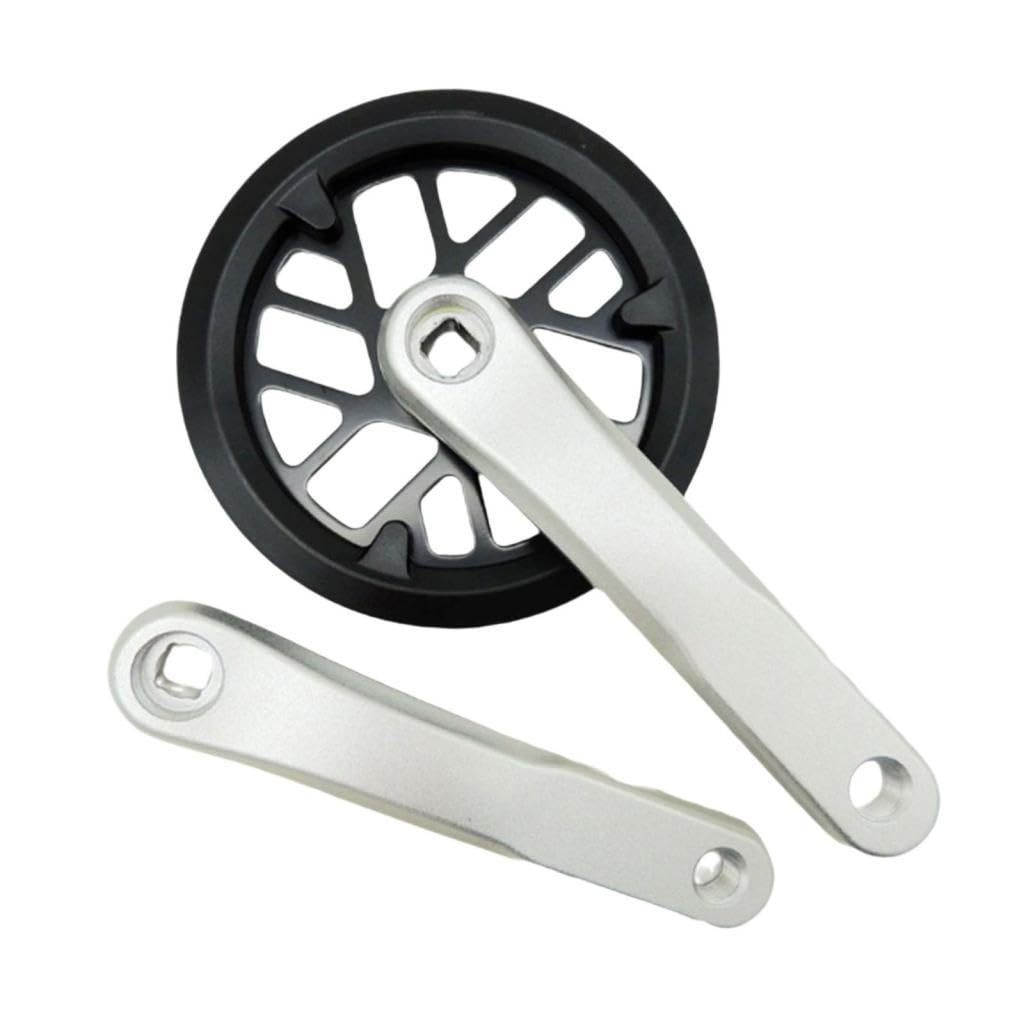 LOVIVER Kids Bike Crankset Crank Set 32T Chainring Easy to Install Lightweight Repair Tools Square Taper Crankset for Repairing, 14 cm